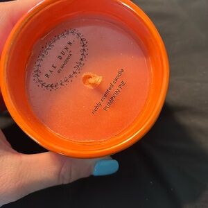 Rae Dunn Pumpkin Pie Scented Candle - Orange